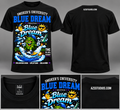 Short Sleeve Unisex Marijana T Shirt (Blue Dream)