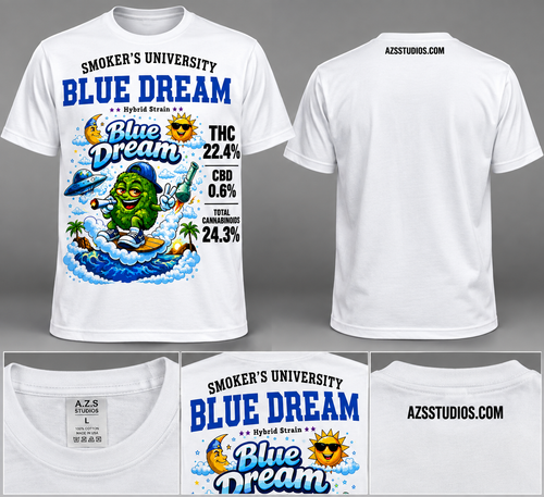 Short Sleeve Unisex Marijana T Shirt (Blue Dream)